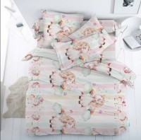 Комплект постельного белья КПБ Детский Поплин DL-37 Единорожки арт. DL-37