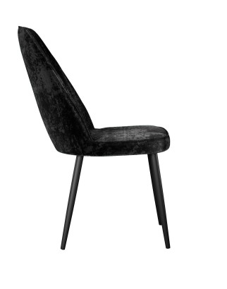 Стул DikLine 326 микровелюр M18 черный, ножки черные