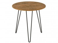 Стол журнальный Рид 530 (55х55х55) в скандинавском стиле, коричневый