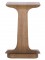 Стол журнальный приставной Неро 2 (65х42х44) в скандинавском стиле, дуб натуральный