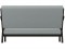 Диван Вега 10 (95х161х90) в классическом стиле, серый, венге