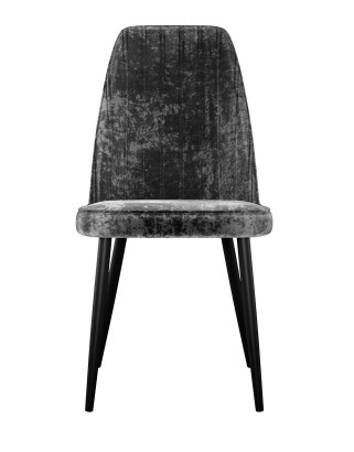 Стул DikLine 326 микровелюр M14 серый, ножки черные