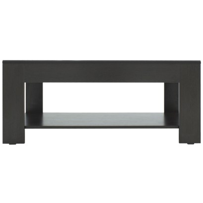 Стол журнальный BeautyStyle 26 стекло черное (46,5х110х60) в стиле техно, венге