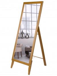 Зеркало напольное BeautyStyle 29 (131х47,1х41,5) в классическом стиле, светло-коричневый Зеркало напольное BeautyStyle 29 (131х47,1х41,5) в классическом стиле, светло-коричневый