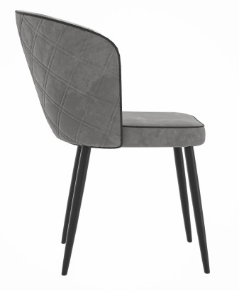 Стул DikLine 347 E31 серый, ножки черные