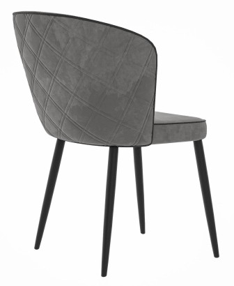 Стул DikLine 347 E31 серый, ножки черные