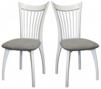 Стул Андре белый, Evita Ash (95х44х41) в классическом стиле, Стул Андре белый, Evita Ash (95х44х41) в классическом стиле,