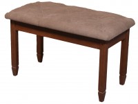 Банкетка Венеция 7 (45х80х40) в классическом стиле, средне-коричневый