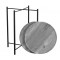 Стол журнальный BeautyStyle 21 (60,5х47х47) в стиле лофт, гикори grey, черный