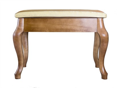 Банкетка Ретро с ящиком (43х55х33) в классическом стиле, средне-коричневый