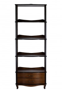 Этажерка Джульетта-4 широкая Л (202х75х42) в классическом стиле,