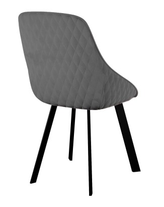 Стул DikLine 246 поворотный, Z28 серый, ножки черные