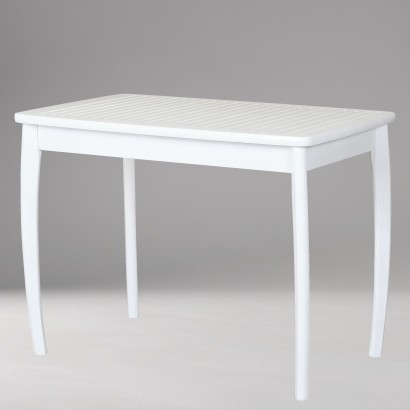 Стол обеденный Массив-решетка (78х105х62,56) в классическом стиле, снег