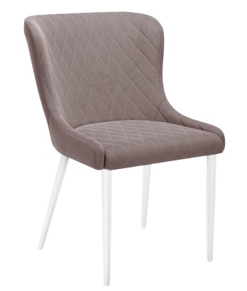 Стул DikLine 304 B5 LATTE, ножки белые
