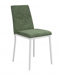 Стул DikLine 270 SB1 зеленый, ножки белые