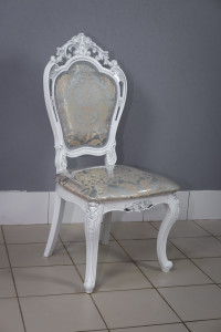 Стул кухонный Шейх серебро жаккард