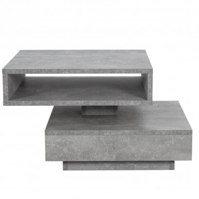 Стол журнальный Andy, (40,5х55х55) в стиле лофт, бетон