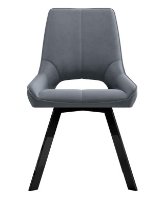 Стул DikLine 268 Z28 серый, ножки черные