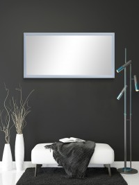 Зеркало настенное Ника 119,5 см x 60 см (119,5х60х2,5) в классическом стиле, серый Зеркало настенное Ника 119,5 см x 60 см (119,5х60х2,5) в классическом стиле, серый