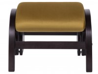 Пуф Мэтисон (41х53х48) в скандинавском стиле, охра, венге структрура