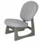 Кресло для отдыха Смарт G Силуэт Ткань (81х55х78) в скандинавском стиле, ультра смок, серый ясень