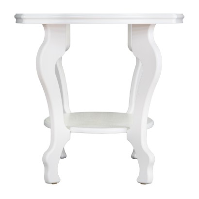 Стол журнальный Берже 1С (56х94х60) в классическом стиле, белый ясень