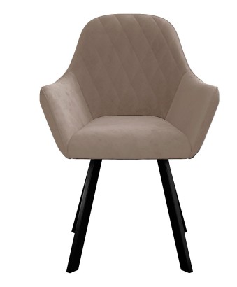 Стул DikLine 240 поворотный, Z48 капучино, ножки черные