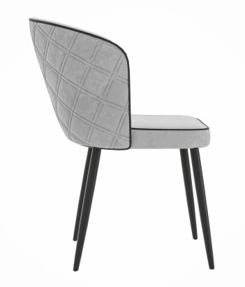 Стул DikLine 347 E28 светло-серый, ножки черные