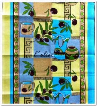 Набор вафельных полотенец, рисунок ОЛИВКИ-1022 50x60 - 3шт в уп. зеленый арт. 1022