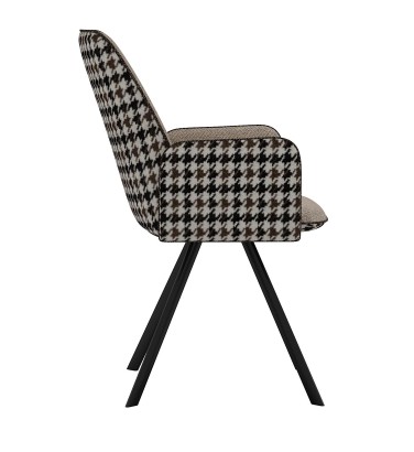 Стул DikLine 293 поворотный SB4/A2 бежевый, ножки черные