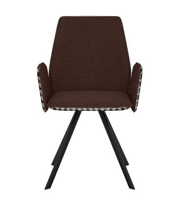 Стул DikLine 293 поворотный SB3/A2 шоколад, ножки черные