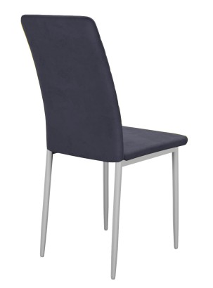 Стул DikLine ТЕКС каркас белый/ B28 ANTRACITE