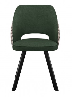 Стул DikLine 274 поворотный SB1/A2 зеленый, ножки черные