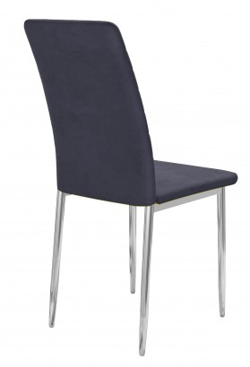 Стул DikLine ТЕКС каркас хром/ B28 ANTRACITE