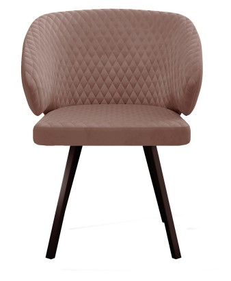 Стул DikLine 265 поворотный, Z34 пудра, ножки черные