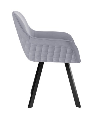 Стул DikLine 248 поворотный, Z46 перламутр, ножки черные