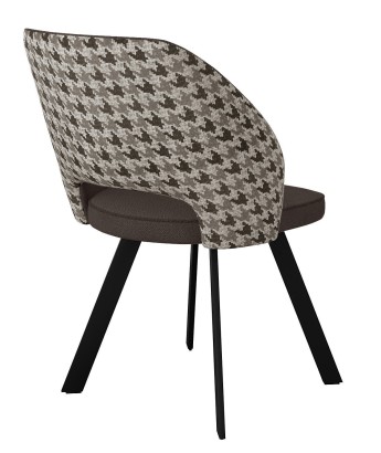 Стул DikLine 274 поворотный SB3/A2 шоколад, ножки черные