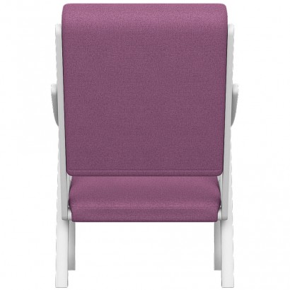 Кресло Вега 10 ткань (95х63х90) в классическом стиле, пурпурный, снег
