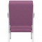 Кресло Вега 10 ткань (95х63х90) в классическом стиле, пурпурный, снег