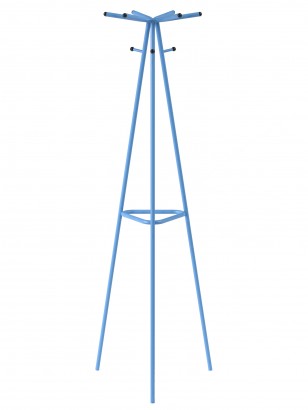 Вешалка напольная Галилео 217 (172,5х52,5х56,5) в стиле техно, голубой, шимо