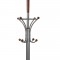Вешалка напольная Д 2 (180х43х43) в стиле техно, металлик, средне-коричневый