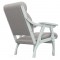 Кресло Вега 10 (95х63х90) в классическом стиле, серый