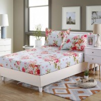 Простынь поплин без резинки печатная PKPP-4, 150x220  арт. PKPP-4