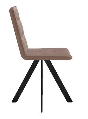 Стул DikLine 230 поворотный B5 LATTE, ножки черные