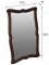 Зеркало навесное Берже 23 (97х67х1,6) в стиле классики, темно-коричневый