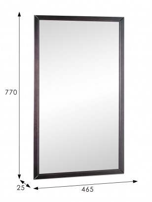 Зеркало настенное Артемида (77х46,5х2,5) в классическом стиле, венге