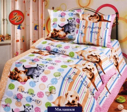 Комплект постельного белья КПБ детский 1,5 спальный ДБ-41 арт. ДБ-41