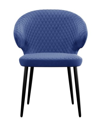 Стул DikLine 355 микровелюр Z20 синий/ ножки черные