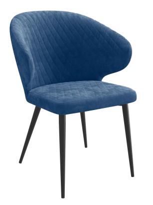Стул DikLine 355PRO B8 BLUE, ножки черные