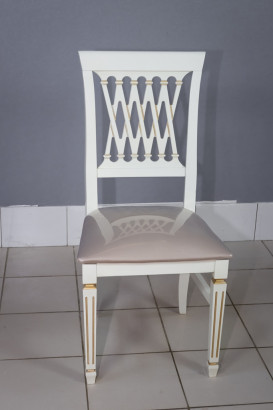 Стул кухонный Инфинити бежевый с золотом